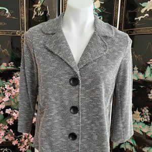 Tweed Crop Swing Jacket